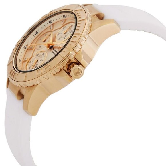 NWT Authentic Technomarine Sea Quartz Gold Dial Women's Watch - Picture 2 of 3